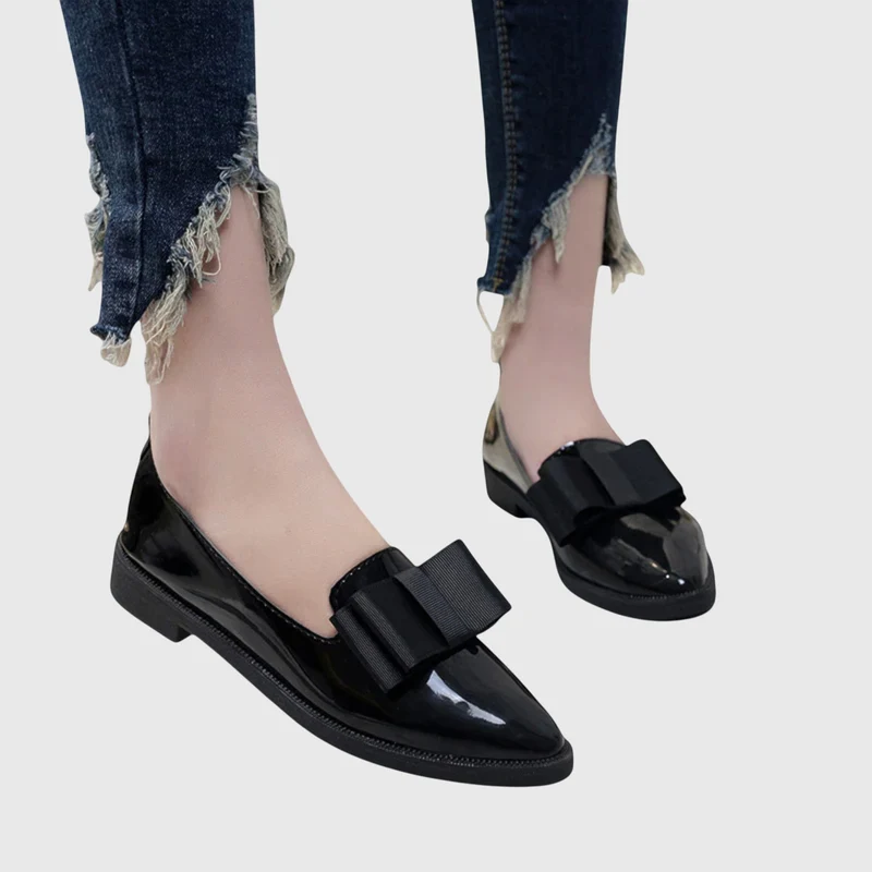 Damen Loafer mit Schleife