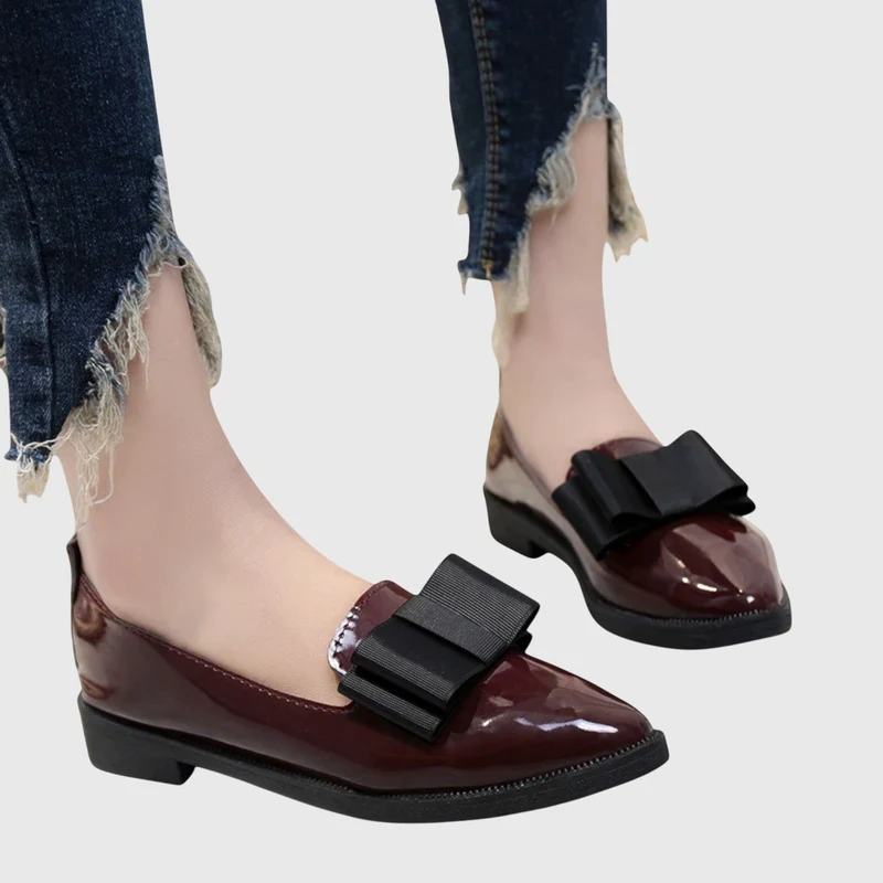 Damen Loafer mit Schleife