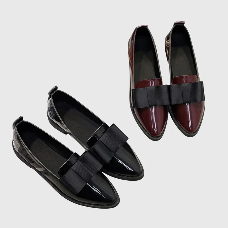 Damen Loafer mit Schleife