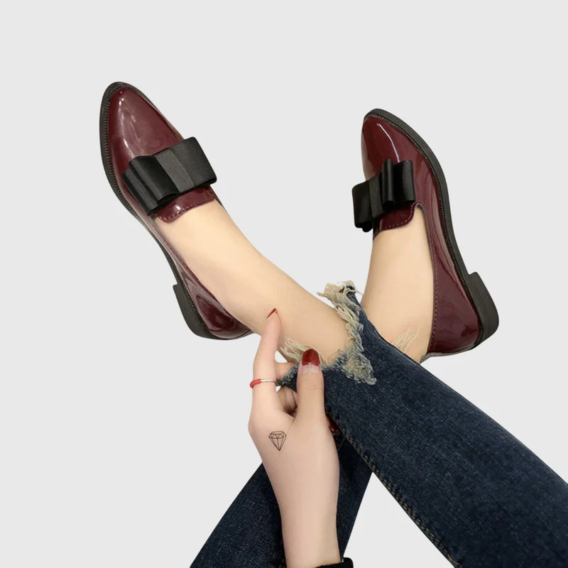 Damen Loafer mit Schleife
