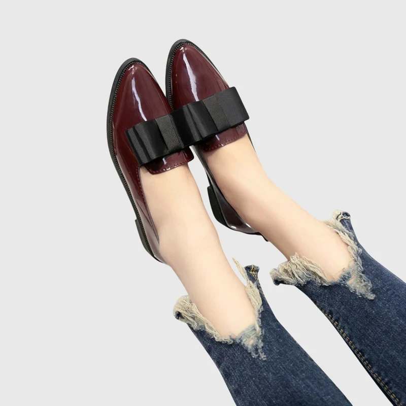 Damen Loafer mit Schleife