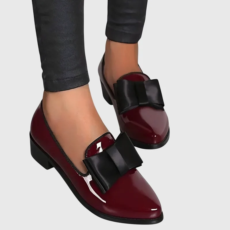 Damen Loafer mit Schleife