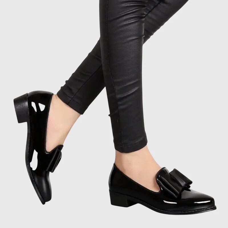 Damen Loafer mit Schleife