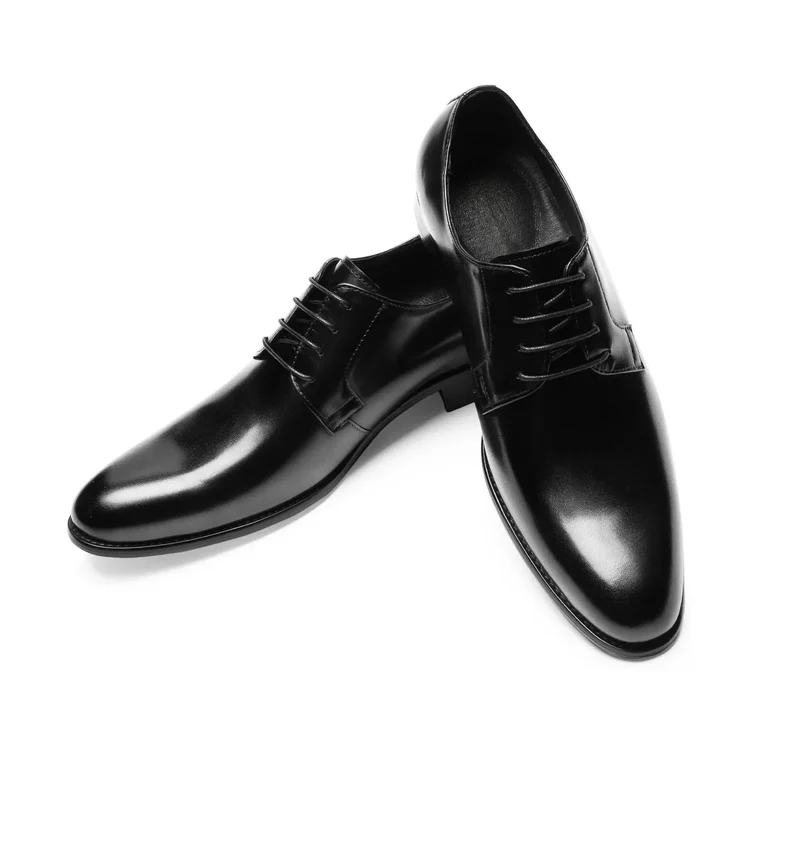 Schnürschuhe Italiano Derbi Leder Anzugschuhe Herren