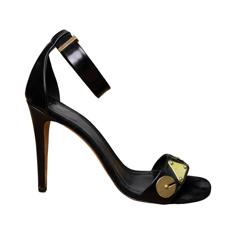 Celine Sandalen mit Messingbeschlägen