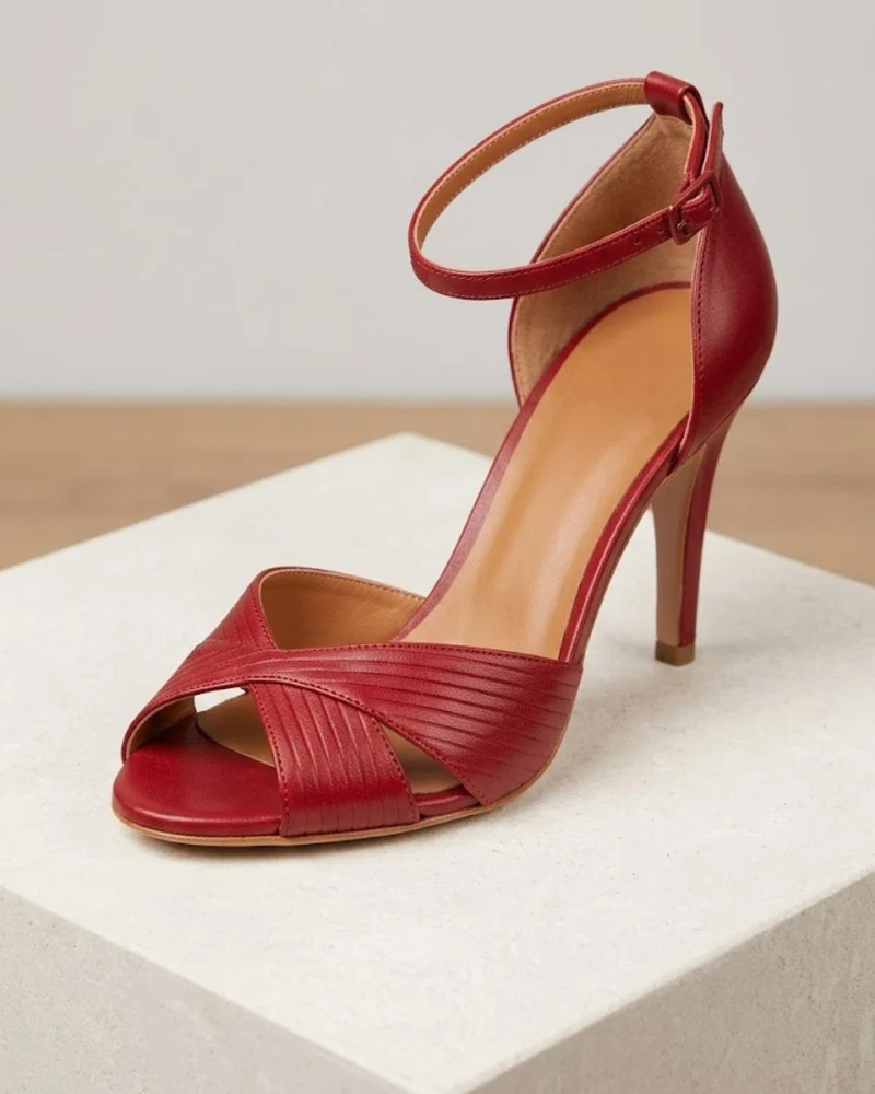 Damen High Heel Sandaletten Stiletto