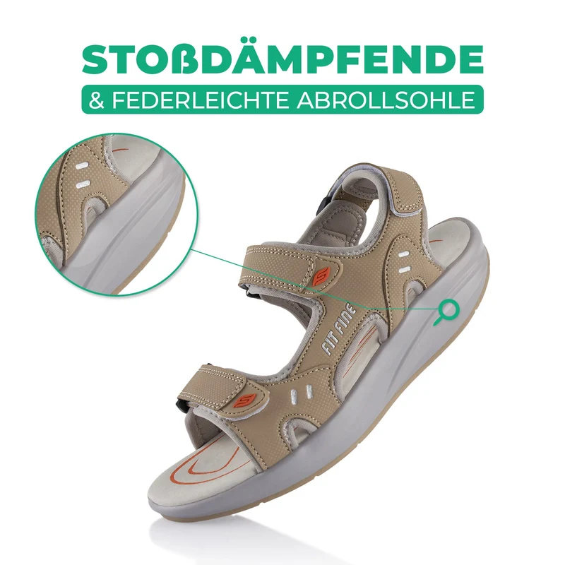 Sandalen Abrollsohle leichte Gesundheitsschuhe