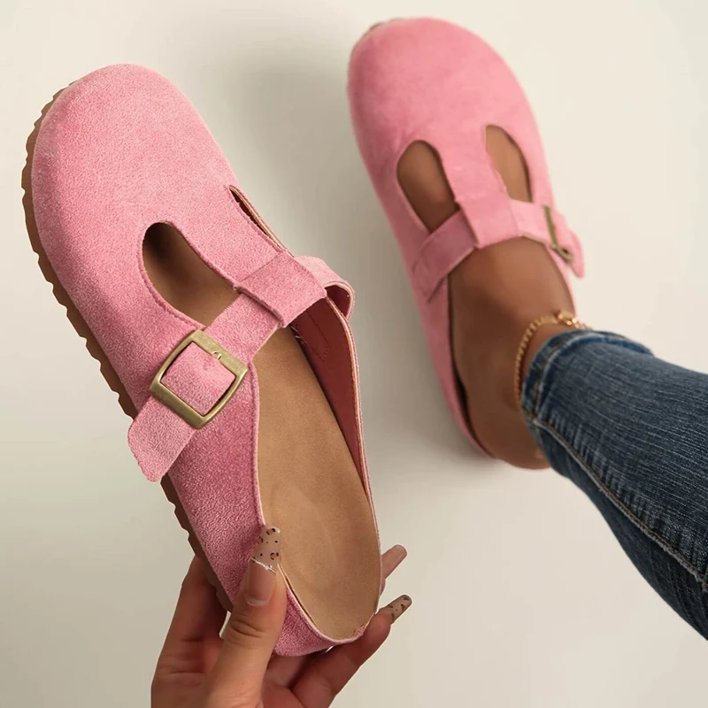 Damen T-Riemen Clogs