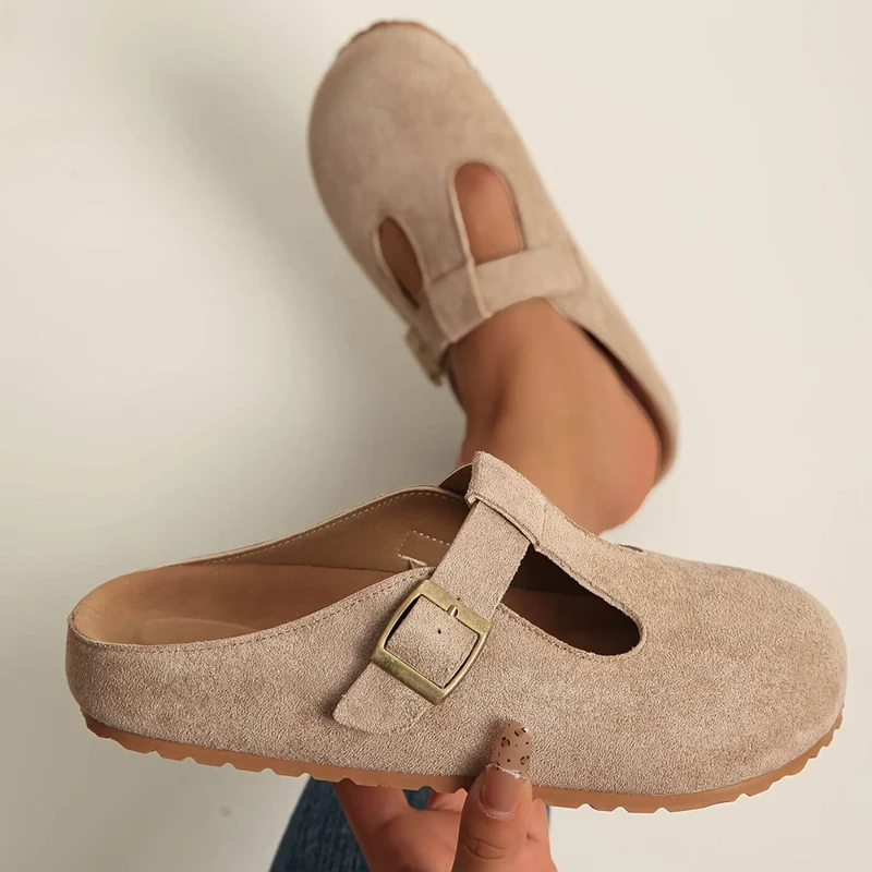 Damen T-Riemen Clogs
