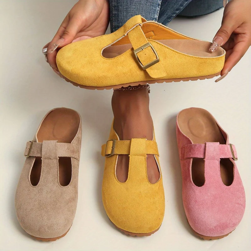 Damen T-Riemen Clogs