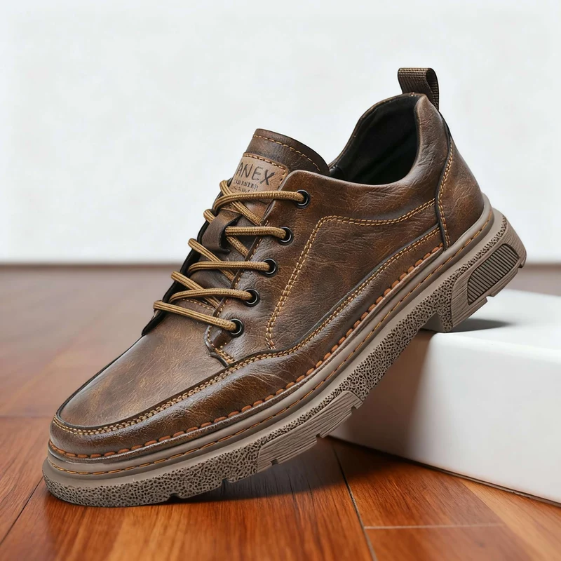 Herren Casual Schnürschuhe Halbschuh