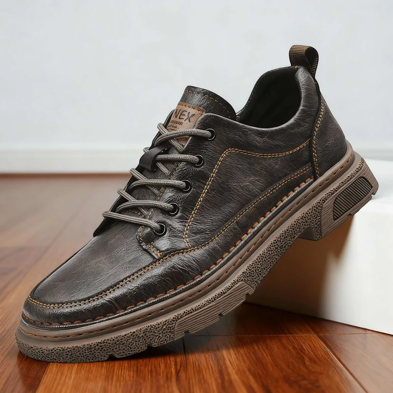 Herren Casual Schnürschuhe Halbschuh