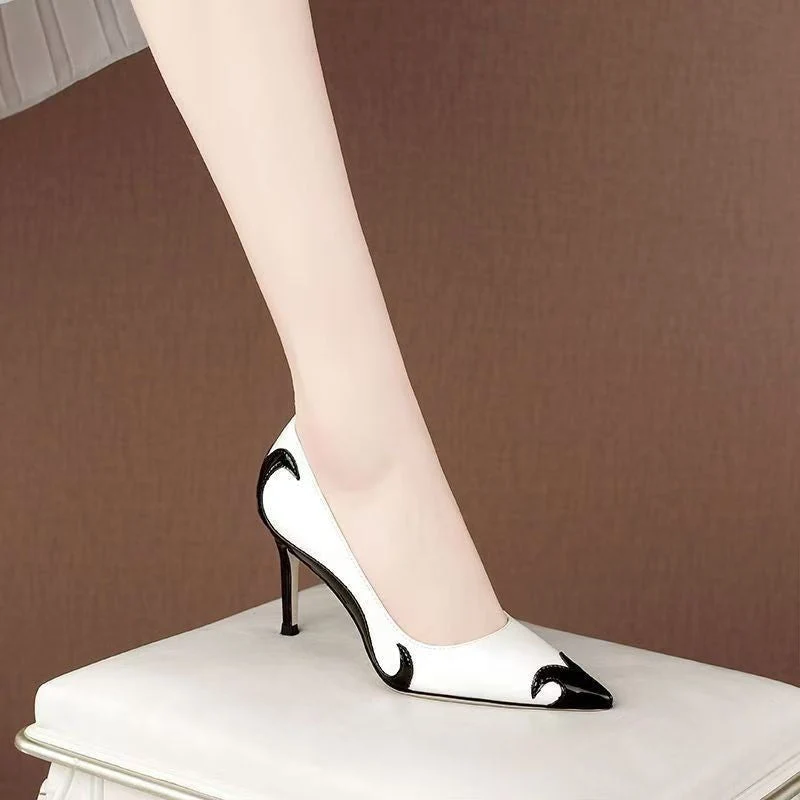 Damen Spitze Pumps Stilettoabsatz