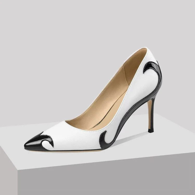 Damen Spitze Pumps Stilettoabsatz