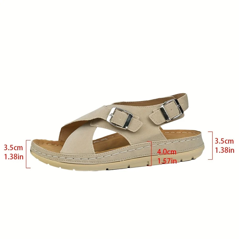 Damen Riemchen Platform Sandalen