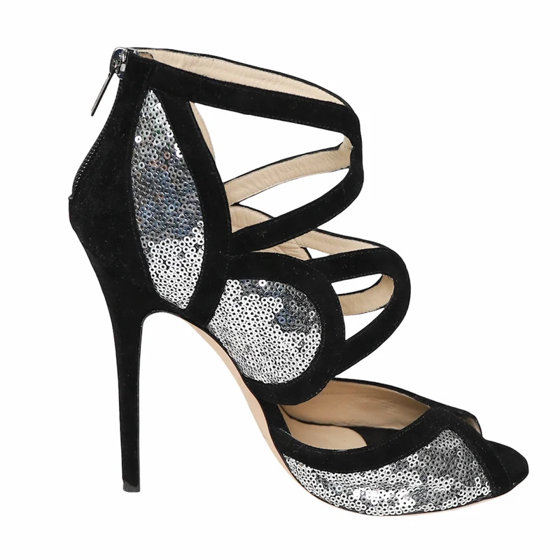 Jimmy Choo Sandalen mit Pailletten
