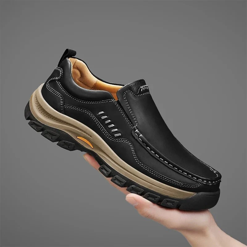 Handgefertigte Herren-Loafer: Stilvolle Low-Top-Schuhe für Büro und Freizeit