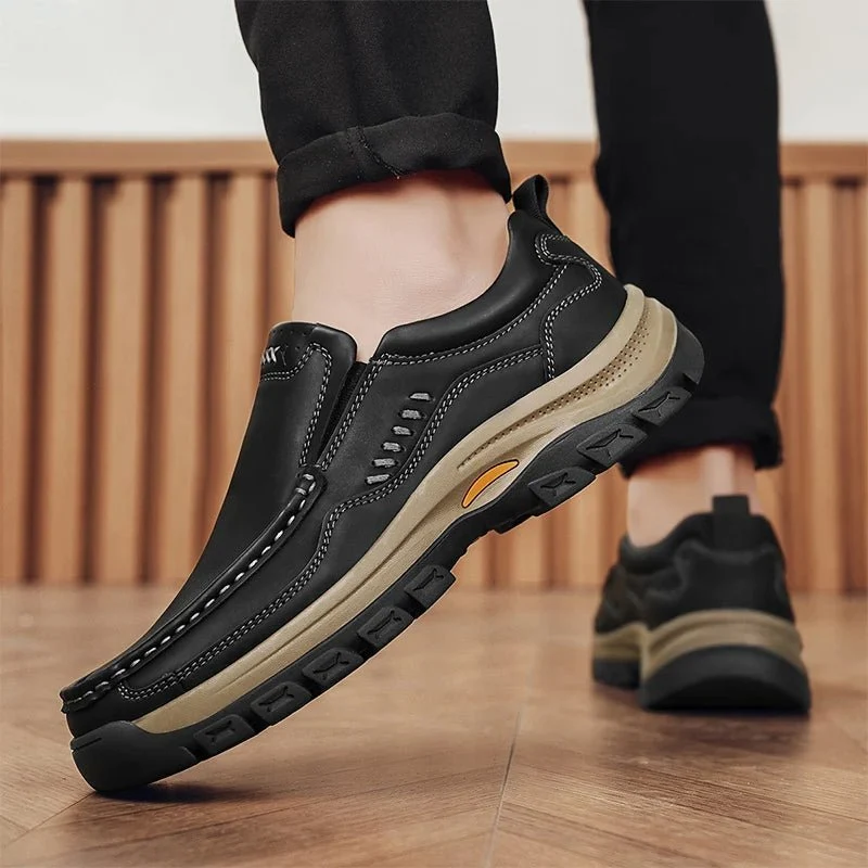 Handgefertigte Herren-Loafer: Stilvolle Low-Top-Schuhe für Büro und Freizeit