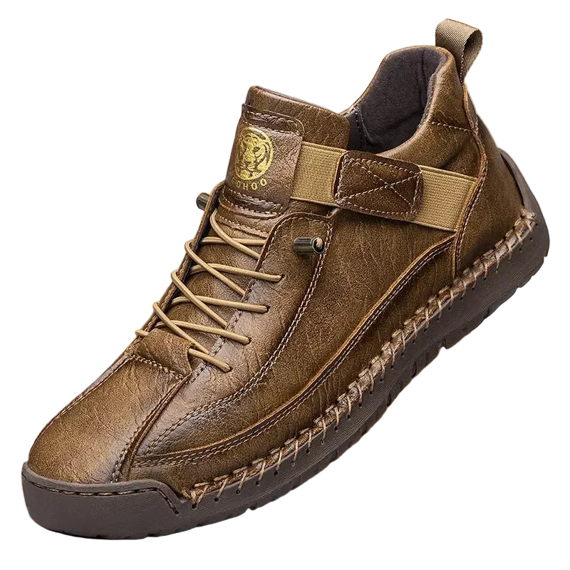 CLOHOO Handgefertigte Herren-High-Top-Freizeitstiefel – Atmungsaktive Outdoor-Stiefeletten mit erweiterten Größenoptionen