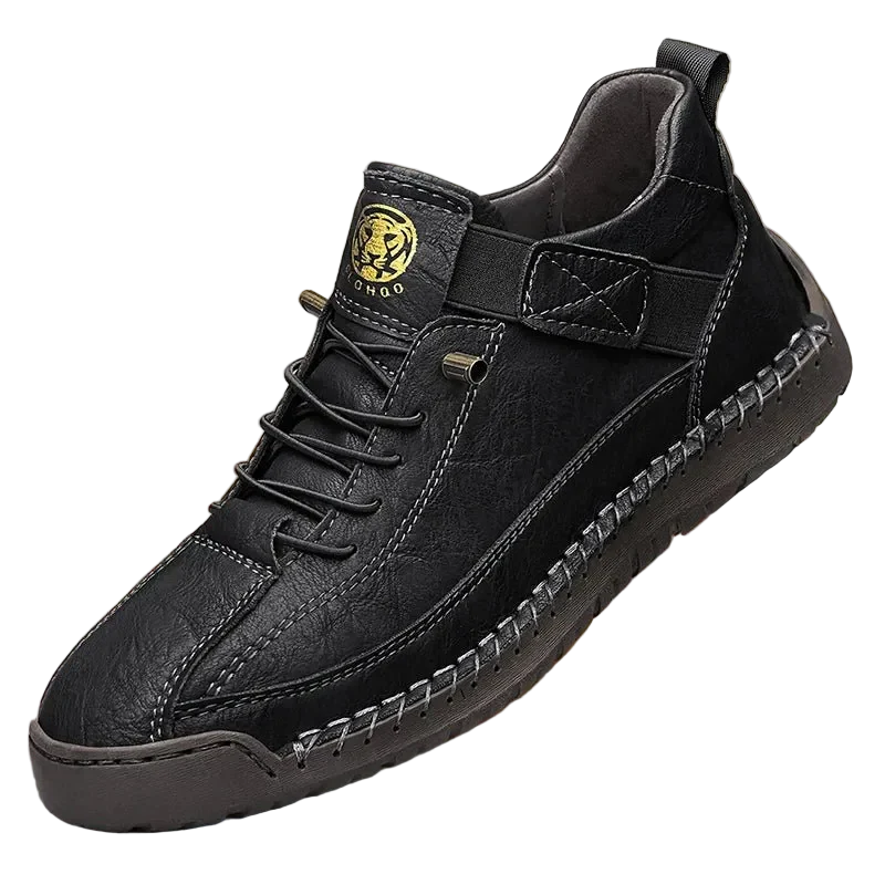 CLOHOO Handgefertigte Herren-High-Top-Freizeitstiefel – Atmungsaktive Outdoor-Stiefeletten mit erweiterten Größenoptionen