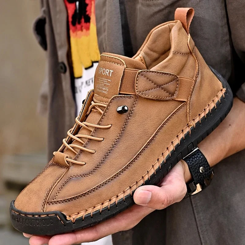 Handgefertigte Herren-Freizeitschuhe – Bequeme, modische Low-Top-Schuhe für alle Jahreszeiten in großen Größen
