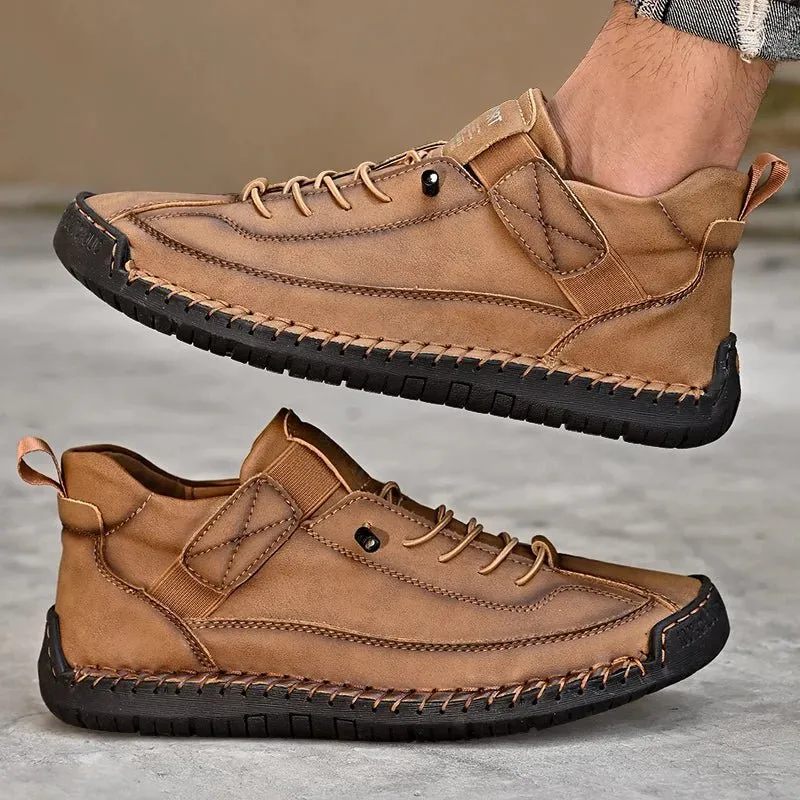 Handgefertigte Herren-Freizeitschuhe – Bequeme, modische Low-Top-Schuhe für alle Jahreszeiten in großen Größen