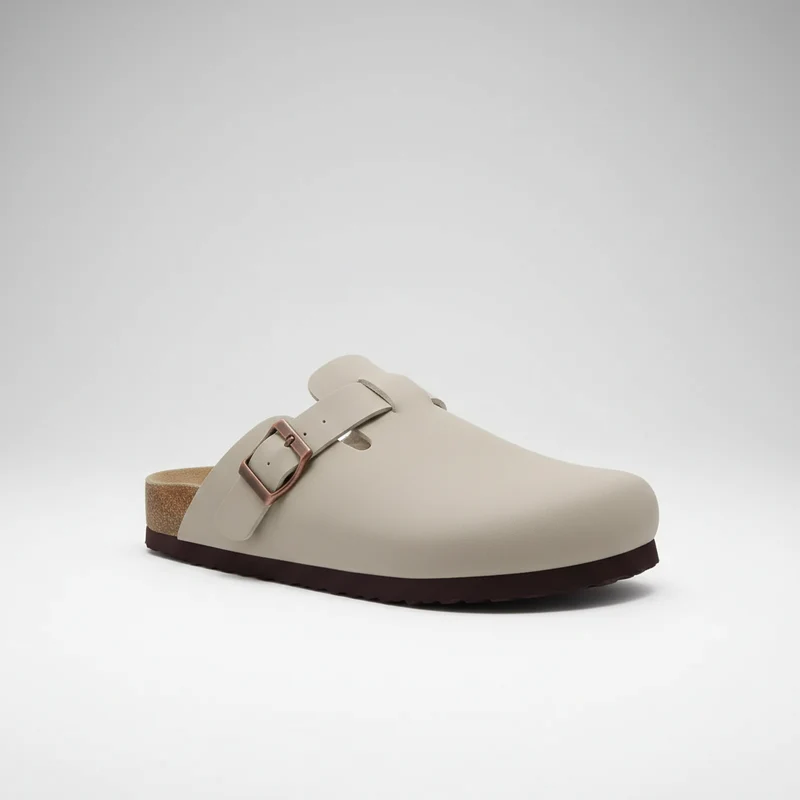 Comwarm Damen-Wildleder-Pantoletten mit Fußgewölbeunterstützung – Bequeme Strandsandalen und Clogs