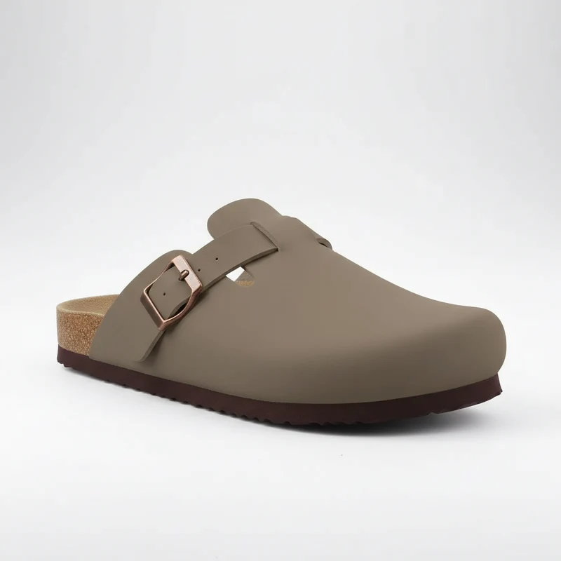 Comwarm Damen-Wildleder-Pantoletten mit Fußgewölbeunterstützung – Bequeme Strandsandalen und Clogs