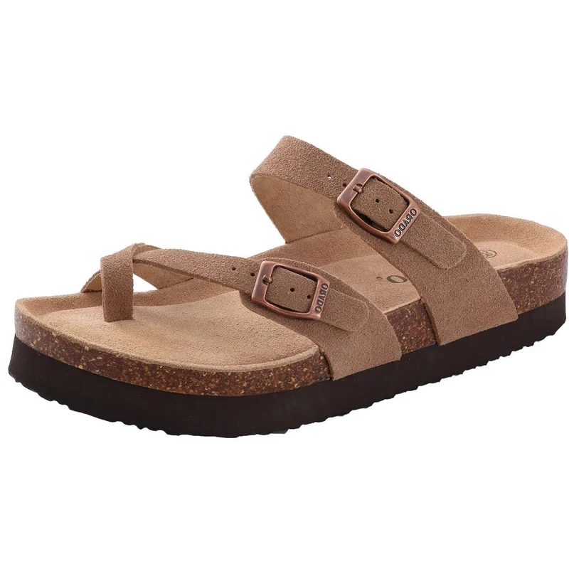 Comwarm Damen-Wildleder-Pantoletten mit Fußgewölbeunterstützung – Bequeme Strandsandalen und Clogs