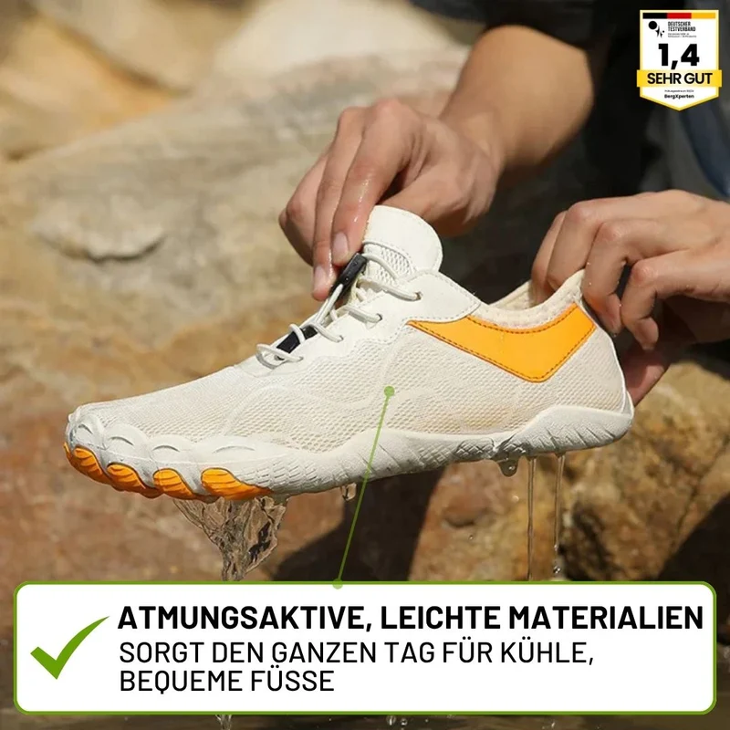 Gesunde & rutschfeste Barfußschuhe für sicheres Gehen für Senioren