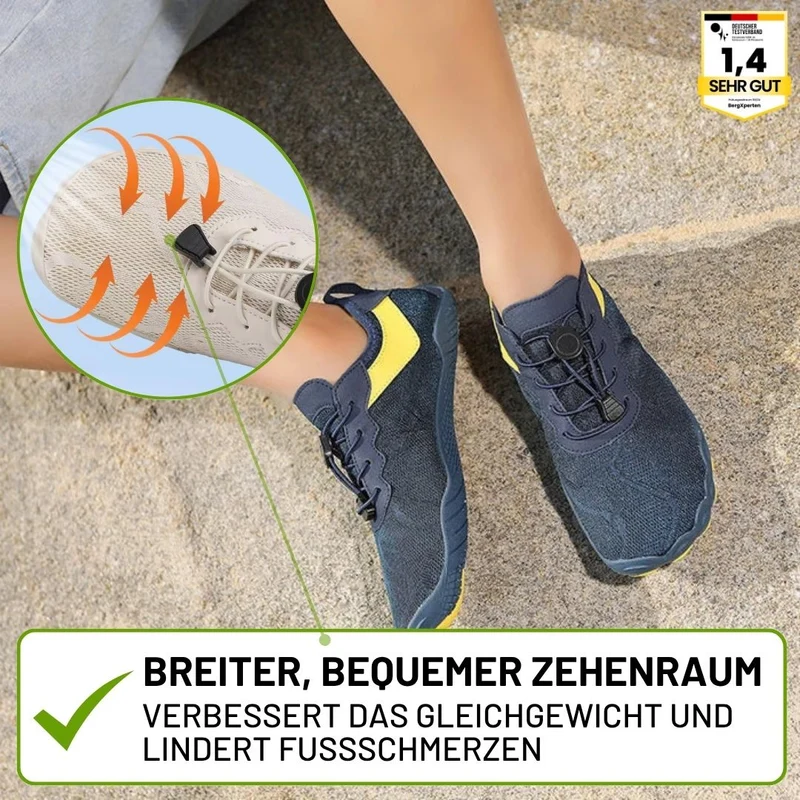 Gesunde & rutschfeste Barfußschuhe für sicheres Gehen für Senioren