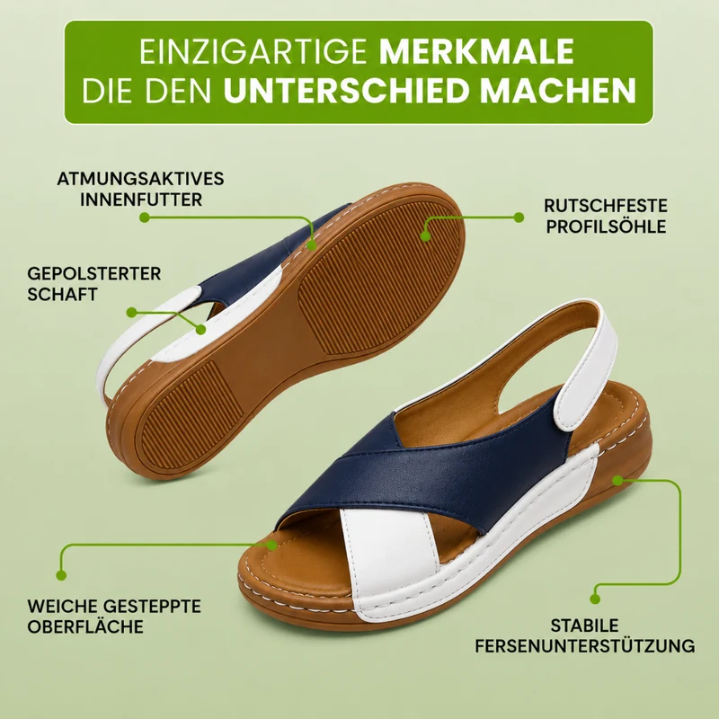 VivaFree Komfort-Sandalen | Rutschfest & Federleicht
