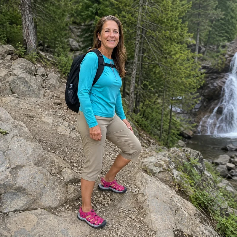 OrthoTrekking Komfort-Sandalen zum Gehen & Wandern | Rutschfest & Federleicht