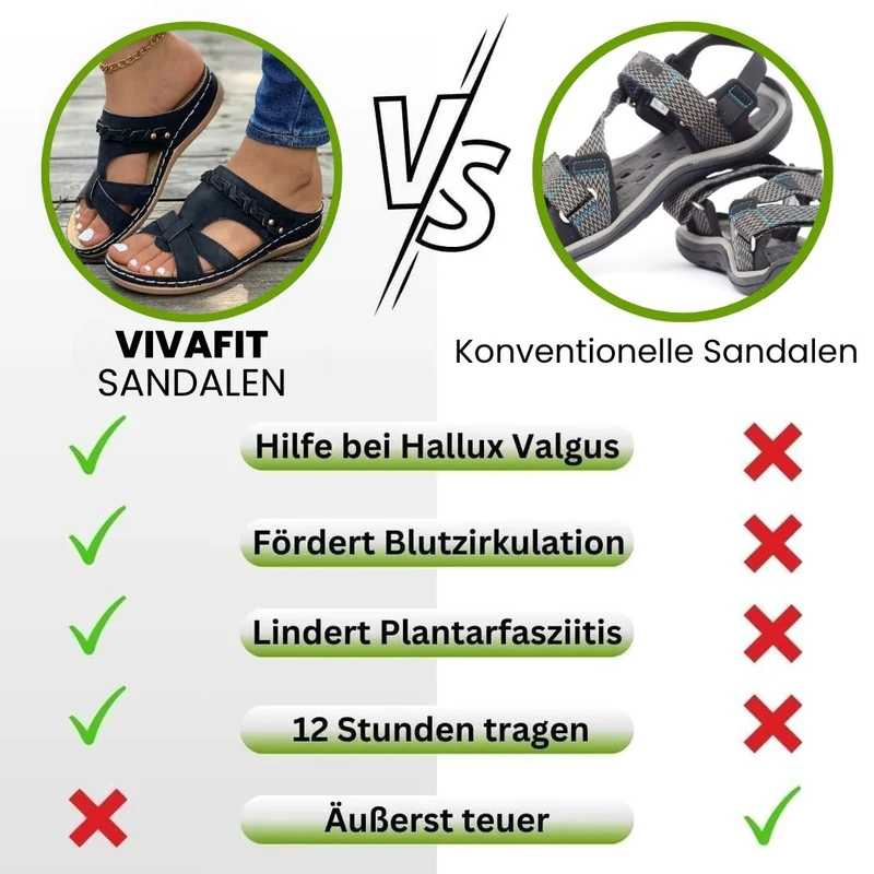 Ergonomische & rutschfeste Sandalen