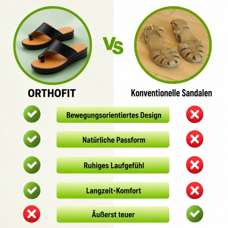 Ergonomische Sandalen