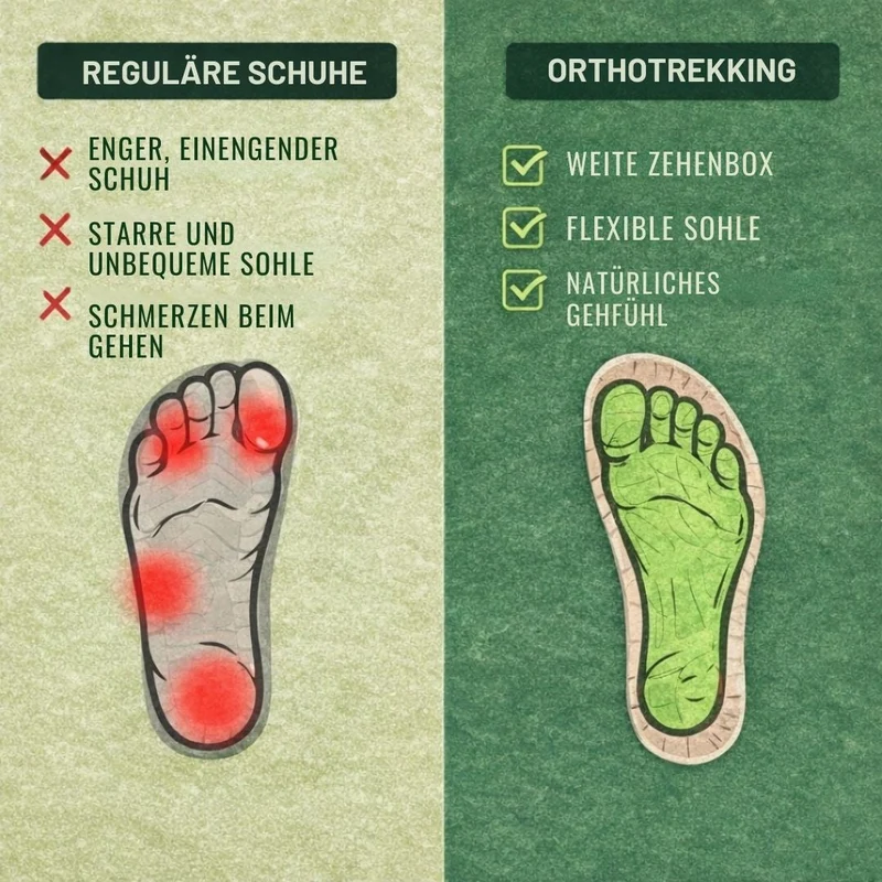 Ergonomischer, wasserdichter Trekking u.- Wanderschuh