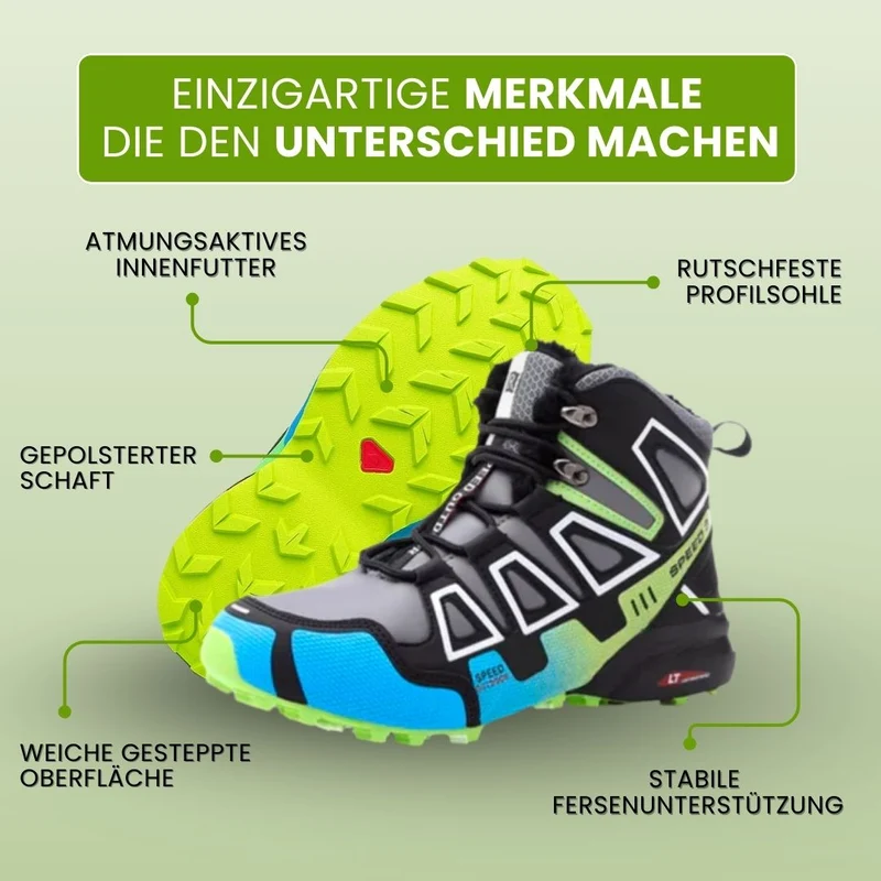 Trekking u.-Wanderschuh mit anatomischer Entlastung | Ergonomisches Design