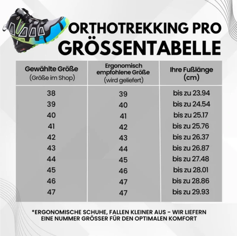 Trekking u.-Wanderschuh mit anatomischer Entlastung | Ergonomisches Design