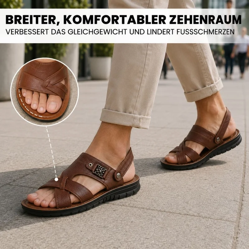 OrthoFeel Komfort-Sandalen | Rutschfest & Federleicht