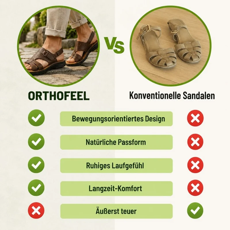OrthoFeel Komfort-Sandalen | Rutschfest & Federleicht