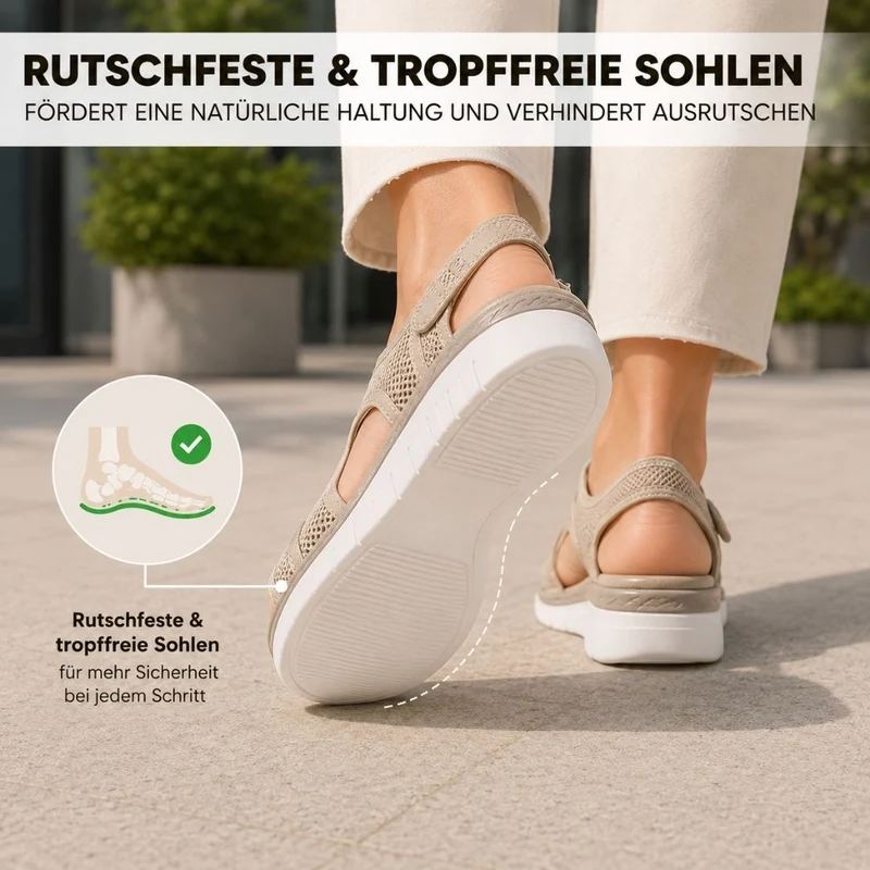 OrthoCloud Komfort-Sandalen | Rutschfest & Federleicht