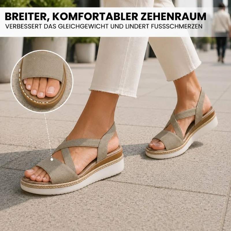 OrthoStella Komfort-Sandalen | Rutschfest & Federleicht