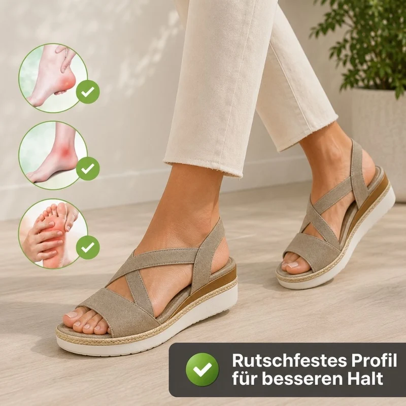 OrthoStella Komfort-Sandalen | Rutschfest & Federleicht