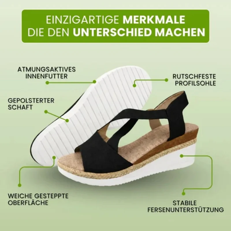 OrthoStella Komfort-Sandalen | Rutschfest & Federleicht