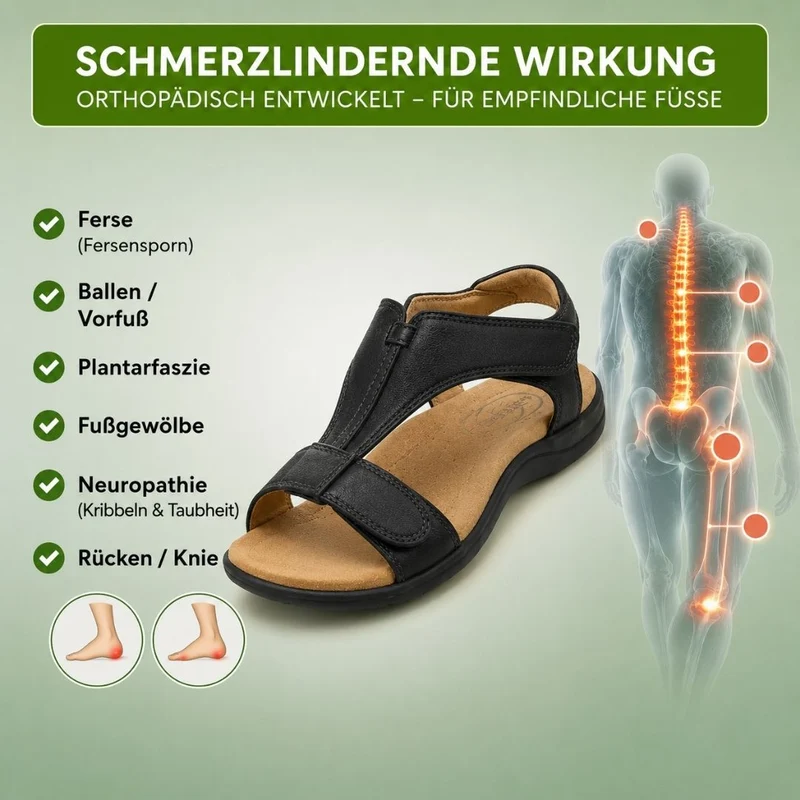 Ergonomische Komfort-Sandalen