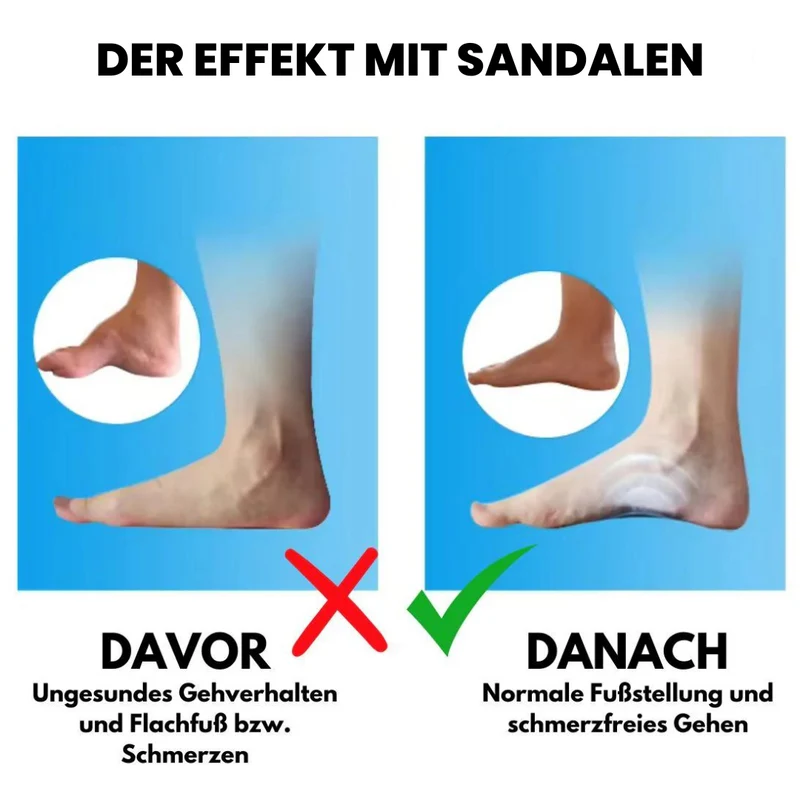 Orthopädische Sandalen für maximalen Tragekomfort