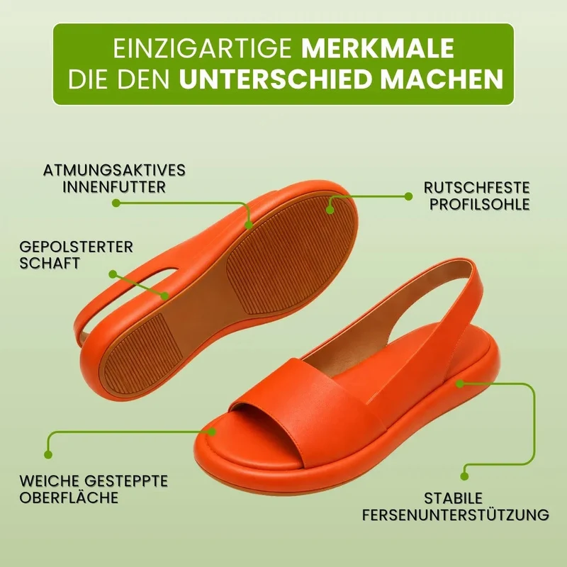 OrthoSandale Komfort-Sandalen | Rutschfest & Federleicht