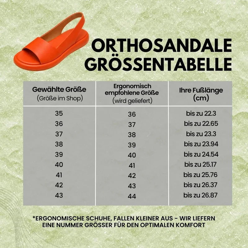 OrthoSandale Komfort-Sandalen | Rutschfest & Federleicht