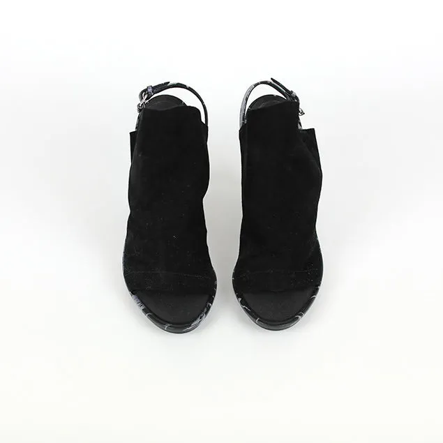 Balenciaga Suede Glove Sandals