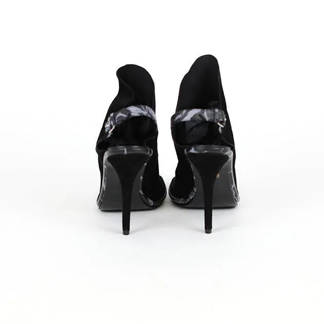 Balenciaga Suede Glove Sandals